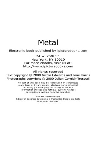 Cover of Metal