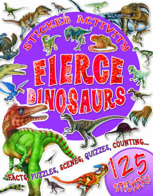 Book cover for Sticker Activity Fierce Dinosaurs