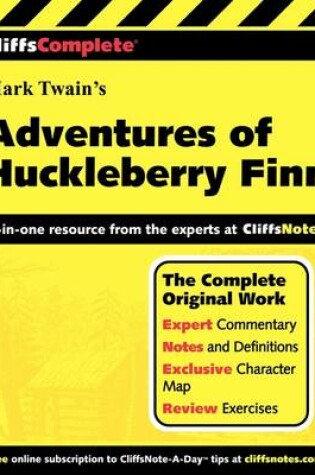 Cover of CliffsComplete Twain's The Adventures of Huckleberry Finn