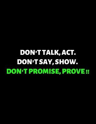 Book cover for Don't Promise Prove