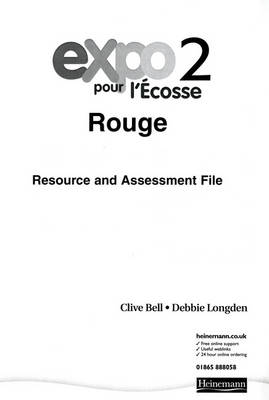 Cover of Expo pour l'Ecosse 2 Rouge Resource and Assessment File Paper Block