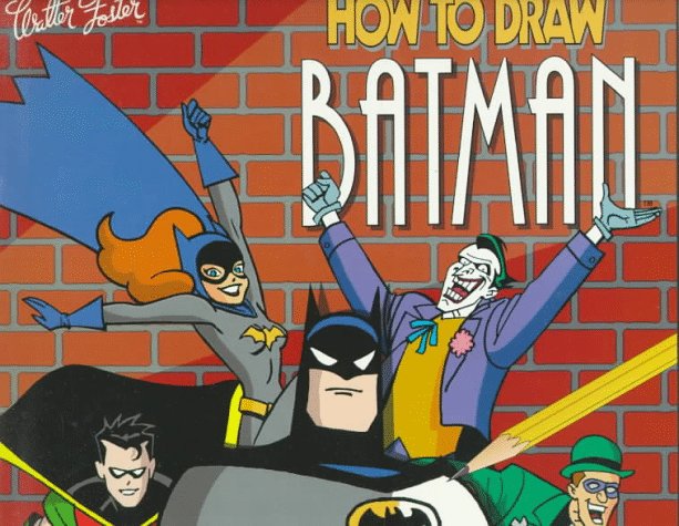 Book cover for How to Draw Batman