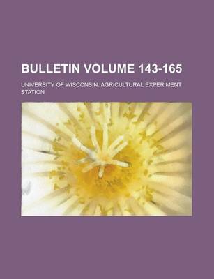 Book cover for Bulletin Volume 143-165