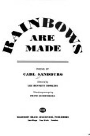 Cover of Rainbows Are Made