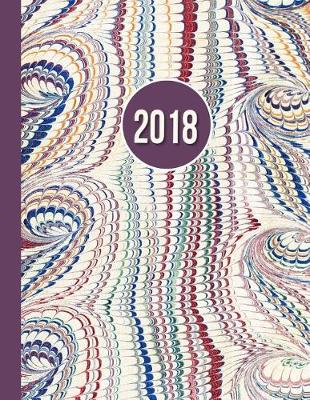 Book cover for 2018 Diary Purple Design