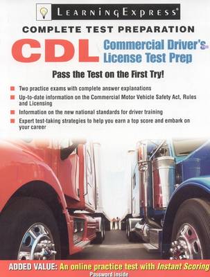 Book cover for Commercial Driver's License Test Prep