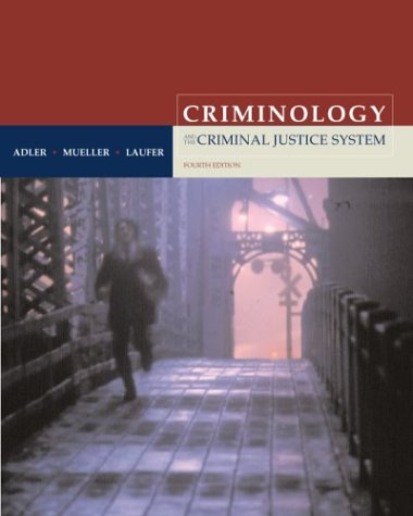 Cover of Criminology and the Criminal Justice System