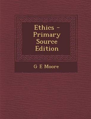 Book cover for Ethics - Primary Source Edition