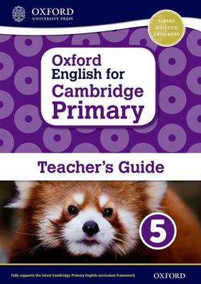 Book cover for Oxford English for Cambridge Primary Teacher book 5