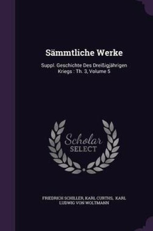 Cover of Sammtliche Werke