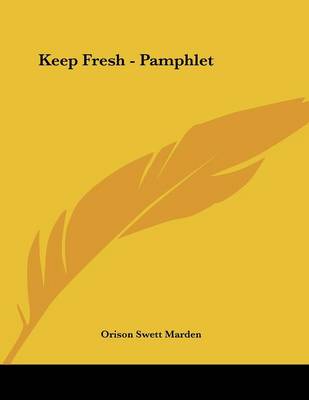 Book cover for Keep Fresh - Pamphlet