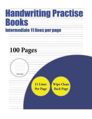 Book cover for Handwriting Practise Books (Intermediate 11 lines per page)