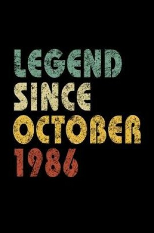 Cover of Legend Since October 1986