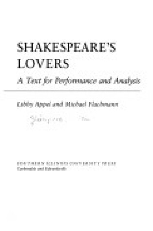 Cover of Shakespeare's Lovers