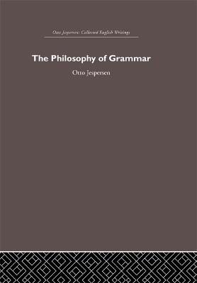 Book cover for The Philosophy of Grammar