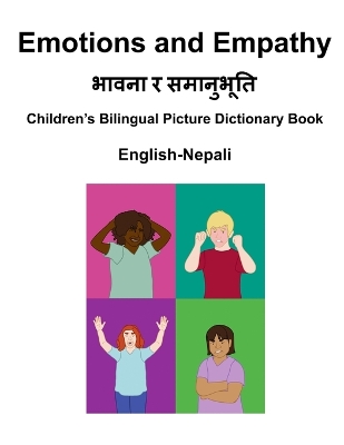 Book cover for English-Nepali Emotions and Empathy Children's Bilingual Picture Dictionary Book