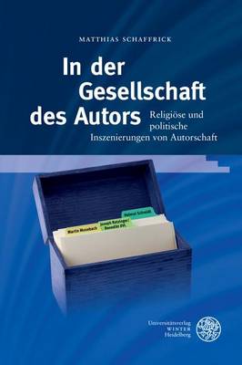 Cover of In Der Gesellschaft Des Autors