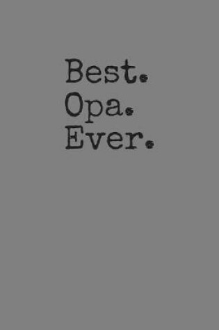 Cover of Best Opa Ever