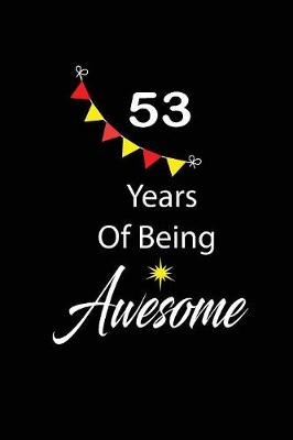 Book cover for 53 years of being awesome