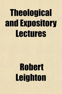 Book cover for Theological and Expository Lectures