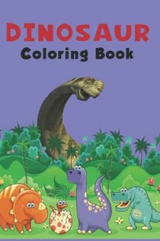 Cover of Dinosaur Coloring Book.