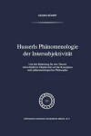 Book cover for Husserls Phanomenologie Der Intersubjektivitat