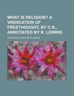 Book cover for What Is Religion?