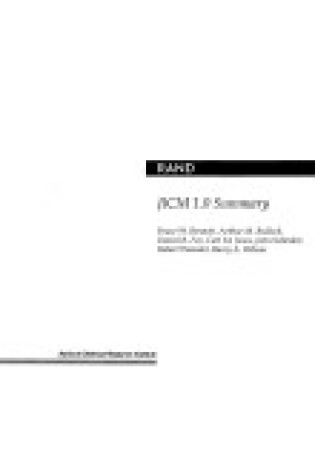 Cover of Jicm 1.0 Summary
