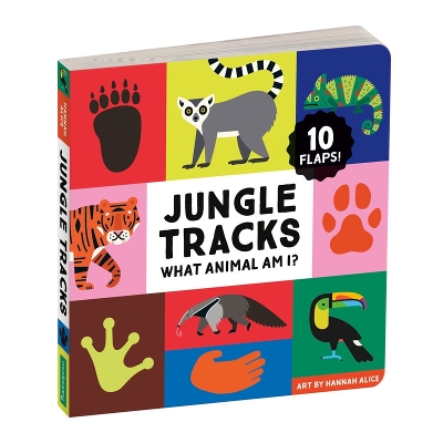 Book cover for Jungle Tracks Lift-the-Flap Board Book