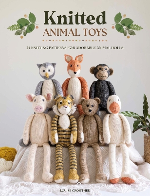 Book cover for Knitted Animal Toys