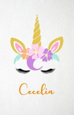 Book cover for Cecelia A5 Lined Notebook 110 Pages