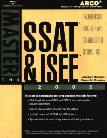 Book cover for Master the Ssat/Isee, 2002