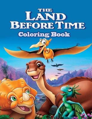 Book cover for The Land Before Time Coloring Book