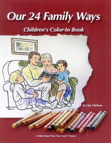 Book cover for Our 24 Family Ways Family Kids Color in Book