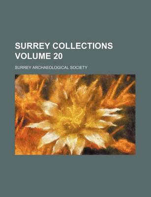 Book cover for Surrey Collections Volume 20