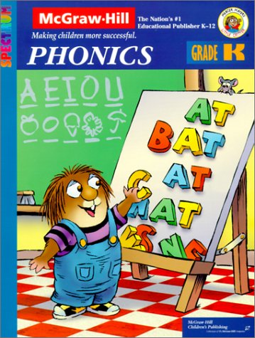 Book cover for Spectrum Phonics, Kindergarten