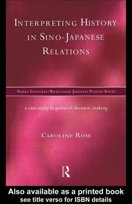 Cover of Interpreting History in Sino-Japanese Relations