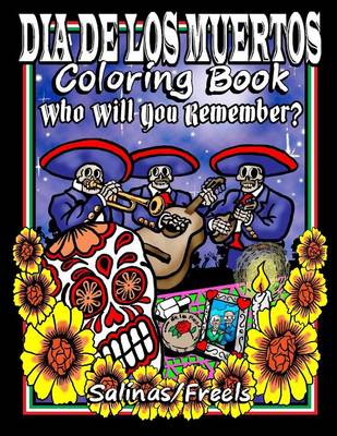 Book cover for Dia De Los Muertos Coloring Book