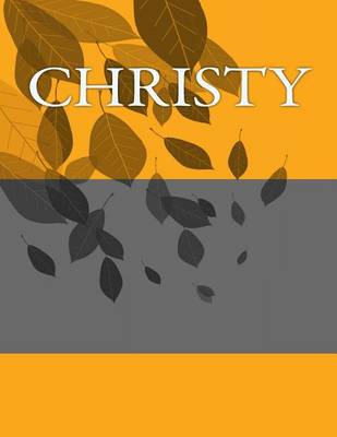 Book cover for Christy