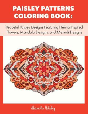 Book cover for Paisley Patterns Coloring Book