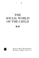 Book cover for Social World of the Child