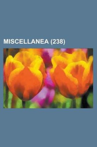 Cover of Miscellanea (238)