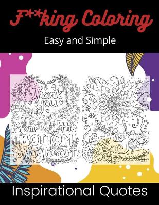 Book cover for F**king Coloring Easy and Simple