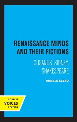 Book cover for Renaissance Minds and Their Fictions