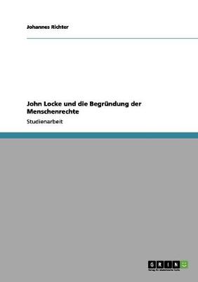 Book cover for John Locke und die Begründung der Menschenrechte