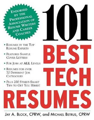 Book cover for 101 Best Tech Resumes