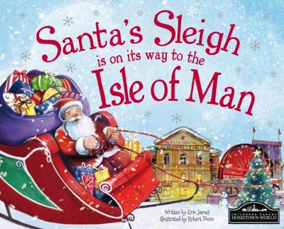 Book cover for Santa's Sleigh is on its Way to Isle of Man