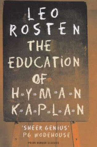 Cover of The Education of Hyman Kaplan