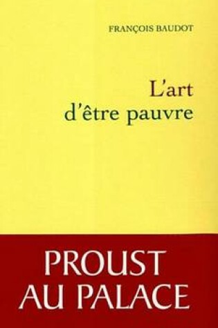 Cover of L'Art D'Etre Pauvre