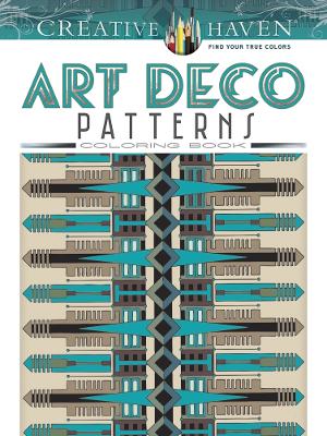 Book cover for Creative Haven Art Deco Patterns Coloring Book